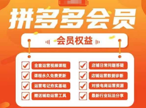 2025拼多多运营实战课，40节全流程教学，覆盖拼多多运营全链路-恒屹网络轻创终点站