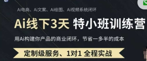AI实操培训第20-21期线下，0基础保姆级教程，3月最新整理，企业获客、降本增效、打造超级个体-恒屹网络轻创终点站