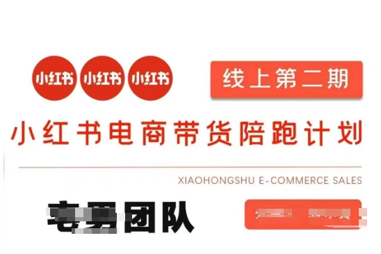 小红书电商带货课2期，月利润20个的小红书电商的有货源，无货源，虚拟产品，付费投流等整套玩法-恒屹网络轻创终点站